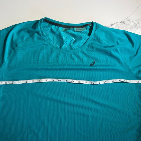 NWOT - ASICS - Ventilate Short Sleeve TShirt - Turquoise Green - Size XL - Picture 16 of 16